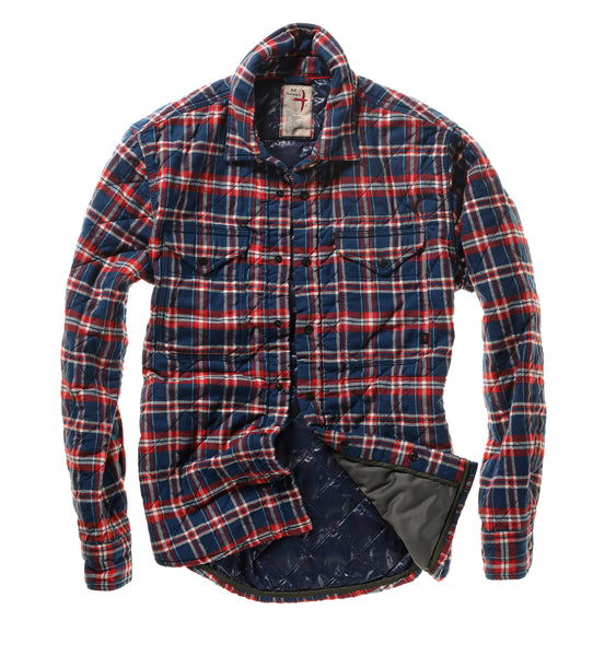 Quilted Flannel Shirtjacket