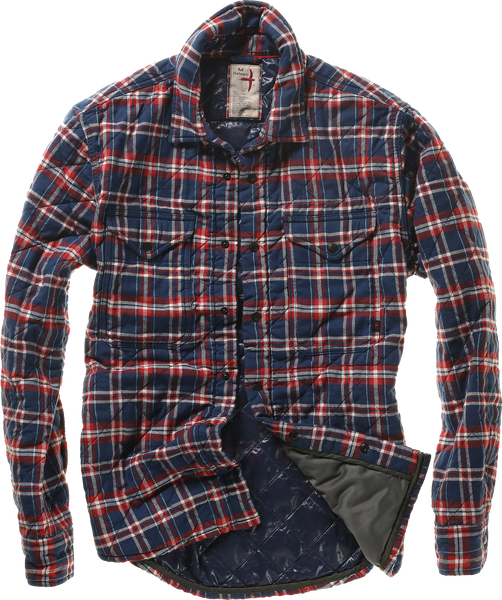 Quilted Flannel Shirtjacket