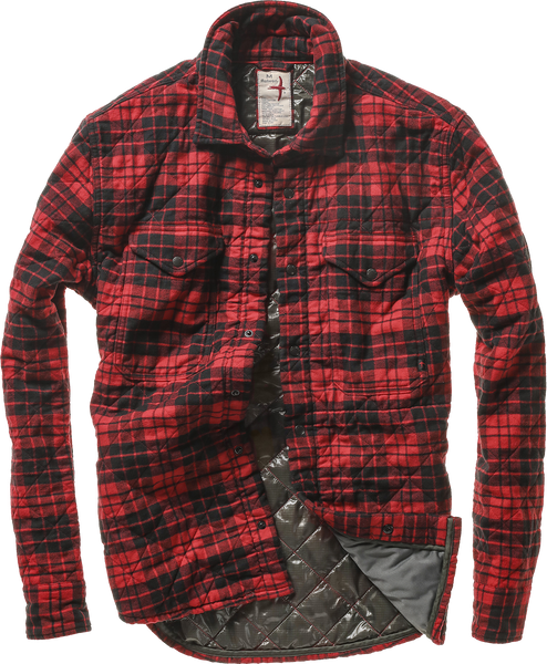 Quilted Flannel Shirtjacket