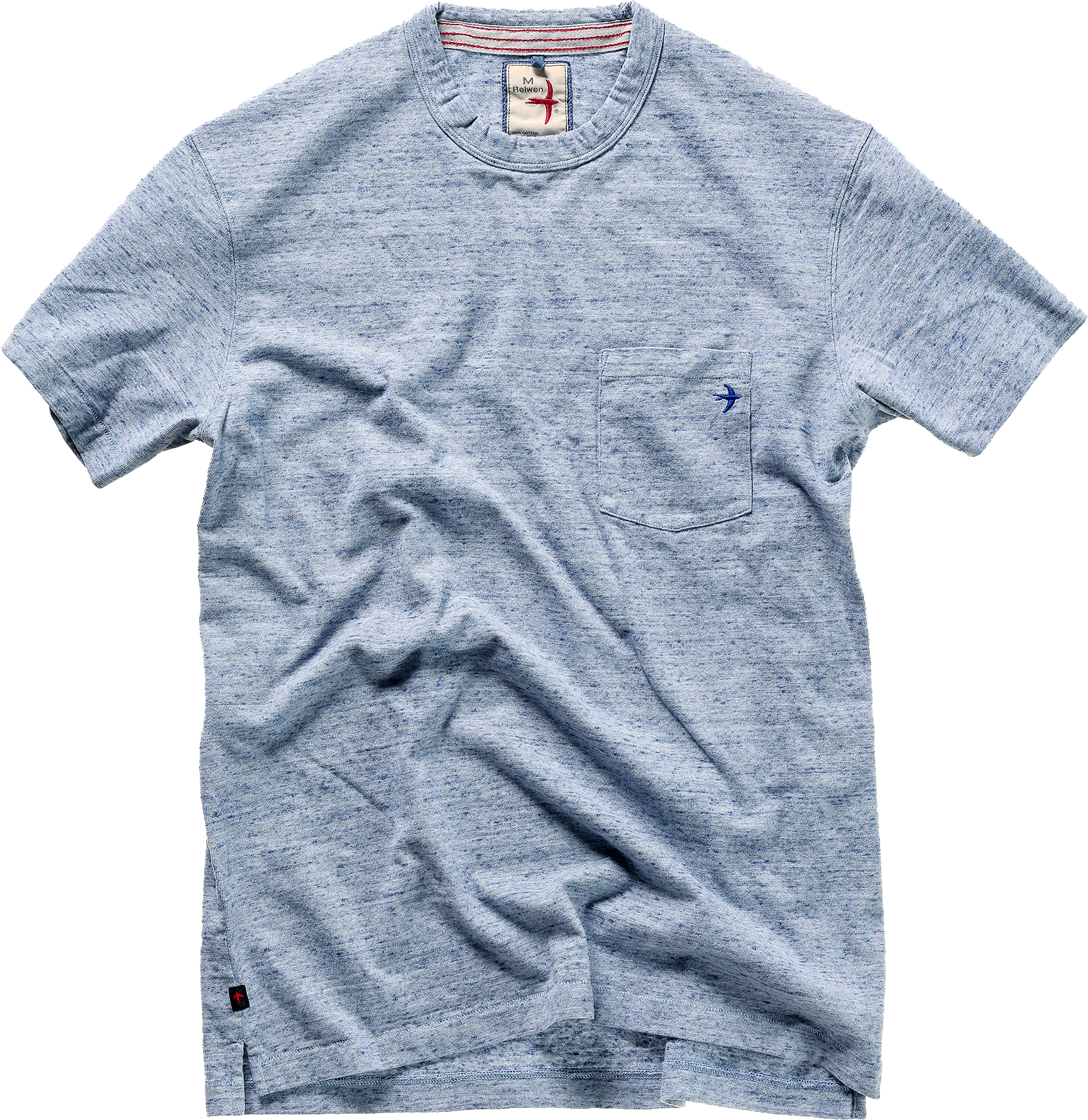 SHIFT.G ♥ REMI RELIEF 40/2 Jersey Tee (Pigeon) Remi Relief Heavy Cotton pocket tee Heather Gray – Frans