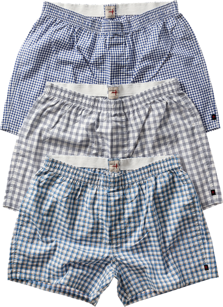 Oxford Checks Boxer 3-Pack (Final Sale)