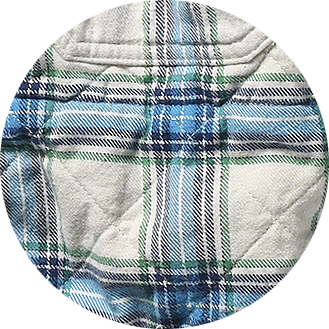 
White/Lt Blue/Green Plaid
